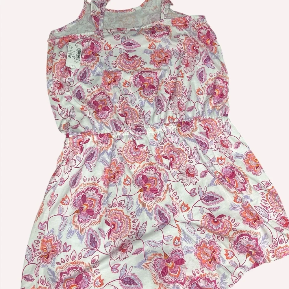 The Children's Place Floral One Piece - Pink and Purple size XXL